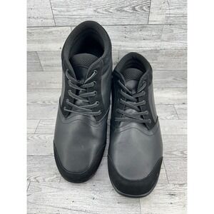 Orthofeet 885 Women Size 11D Wide Black Leather Walking Shoes Orthopedic Comfort